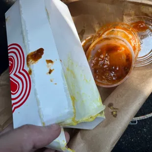 GROSS and HORRIBLE PACKAGING that falls apart and melts