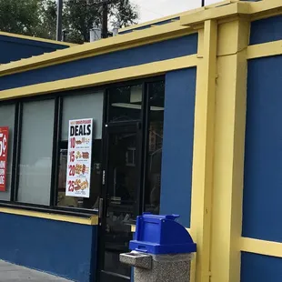 sushi and sashimi, outside