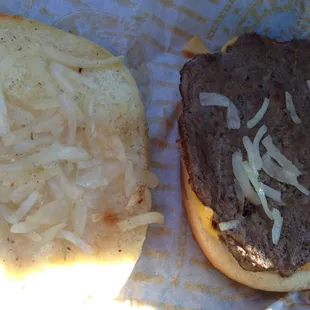 Yuck... and it's cold. Poor excuse for a burger.