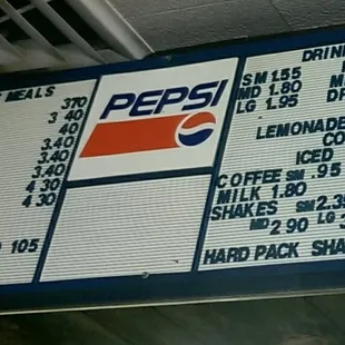 Menu board 1 (June 2015)