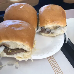 3 burgers