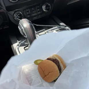 Hamburger in the bag