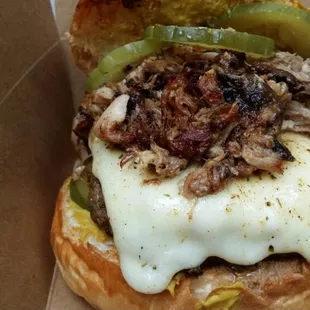 The occasional special item...even though it is a hockey themed menu, this is "The Puig"...Hamburghini ' s vision of a Cuban