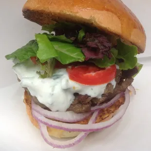 The Greek Burger !!