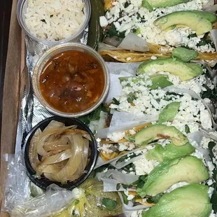 Nortena Taco Box with birria and carne asada.