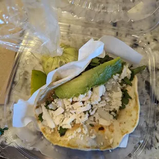 TACOS NORTEÑOS $4.50 ea.  Small.  Tasted good.  Way too small for $4.50.