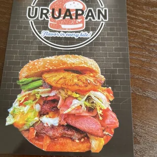 Uruapan hamburger! Tasty.