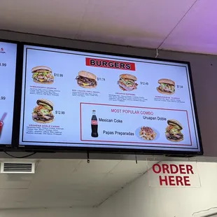 Burger Menu