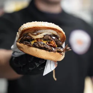 Bacon Grilled Onion Burger