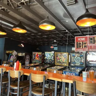 Inside seating area
