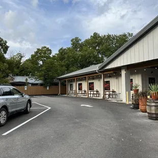 More outdoor seating. Dog friendly.