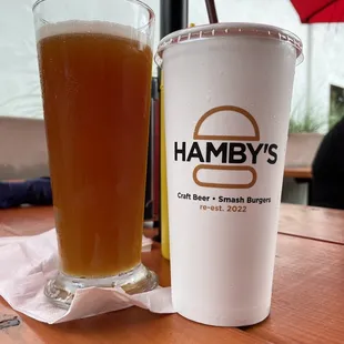 Hillside Rye IPA and Root beer