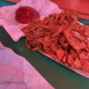 Onion strips