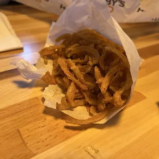 Shoestring Onion Runs