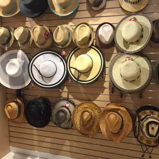Wall of hats