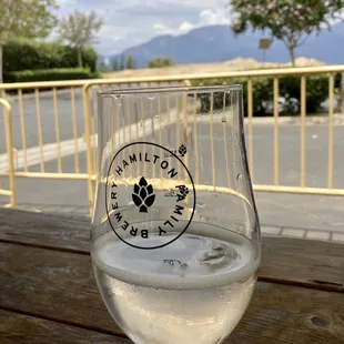 Watermelon hard seltzer.