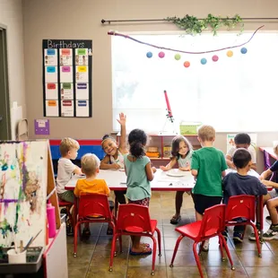 Our Pre-K classroom at 134th and Fort St.