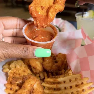 Fried shrimp