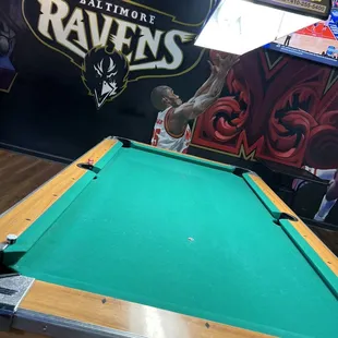 1 of 2 pool tables