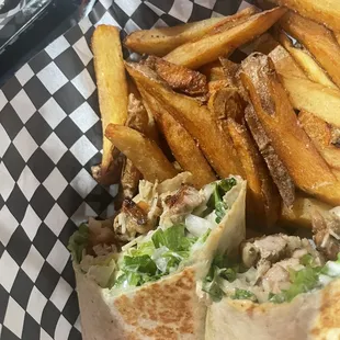 Chicken Caesar wrap