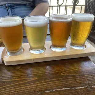 Flight of beer