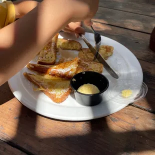 Kids French toast (1/2 serving)