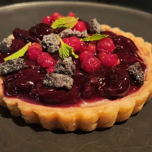 Chocolate cherry pie