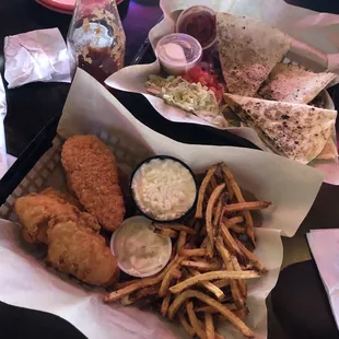 fish, seafood, food, fish and chips