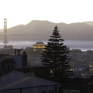 Hamlin Mansion View of Golden Gate Bridge for weddings