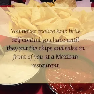 This is so true... especially at Hamlin's El Toro!