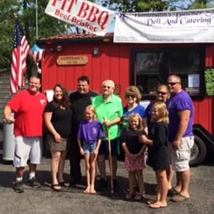 The Hammann Family and the Opening of Grandpa&apos;s BBQ Trailer