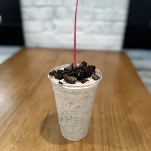 Cookies and cream milkshake
