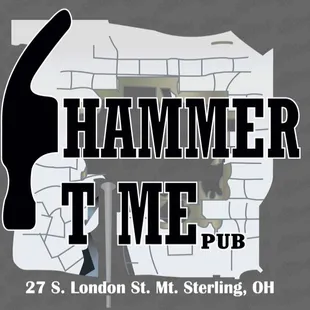 a hammer on a piece of paper