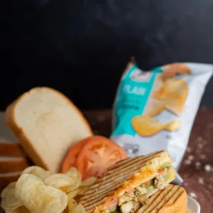 Liberty, MO
 Coffee Shop 
 Chicken Pesto Panini with Potato Chips