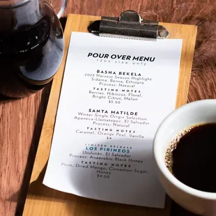 Liberty, MO Coffee Shops 
 
 Hammerhand Coffee Pour Over Menu