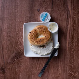 Hammerhand Coffee Liberty, MO 
 Everything Bagel and Cream Cheese
