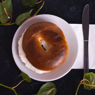 Hammerhand Coffee Liberty, MO 
 Bagel and Cream Cheese