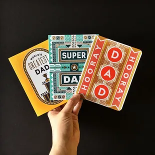Letterpress and Foil Printed Father&apos;s Day Cards!