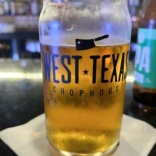 Cold beer.