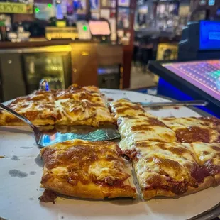 pizza, food