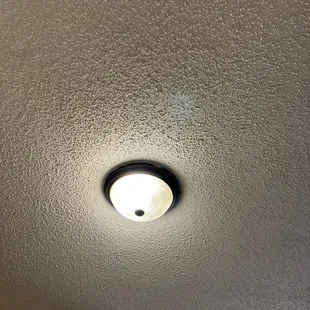 a ceiling light