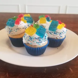 Lego theme cupcakes