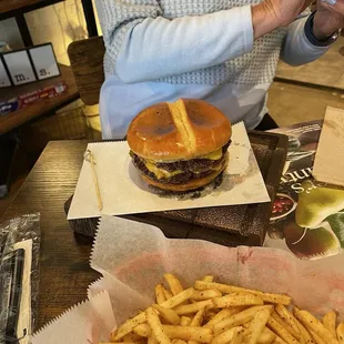 Smash burger and tri tip !!!'