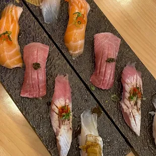 sashimi, sushi and sashimi, sushi, food