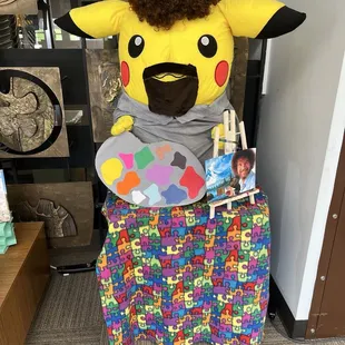 pika-bob-ross exhibit