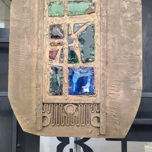 One of the artworks as you enter the library  06-27-2023