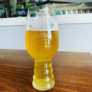 a glass of beer