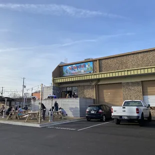 Outside of building