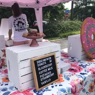 My favorite at the Farmers Market, Doughminion Donuts