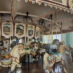 Carousel is in amazing shape, they did a spectacular job restoring it.